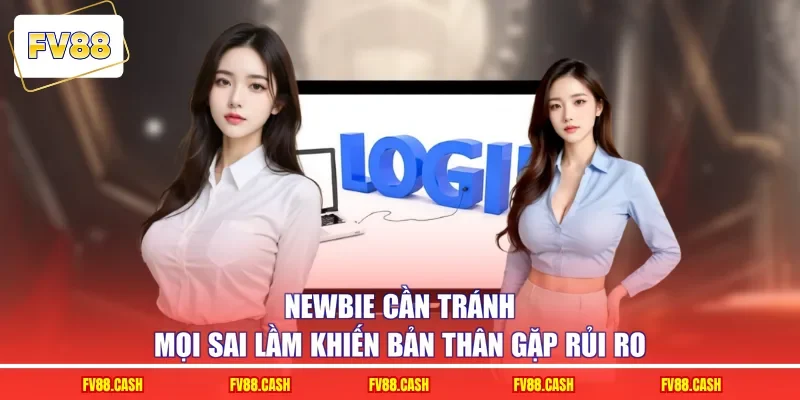 Newbie cần tránh mọi sai lầm khiến bản thân gặp rủi ro